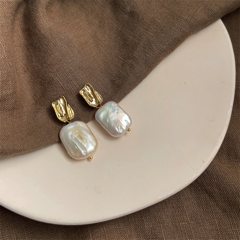 PENDIENTES DE PERLAS NATURALES