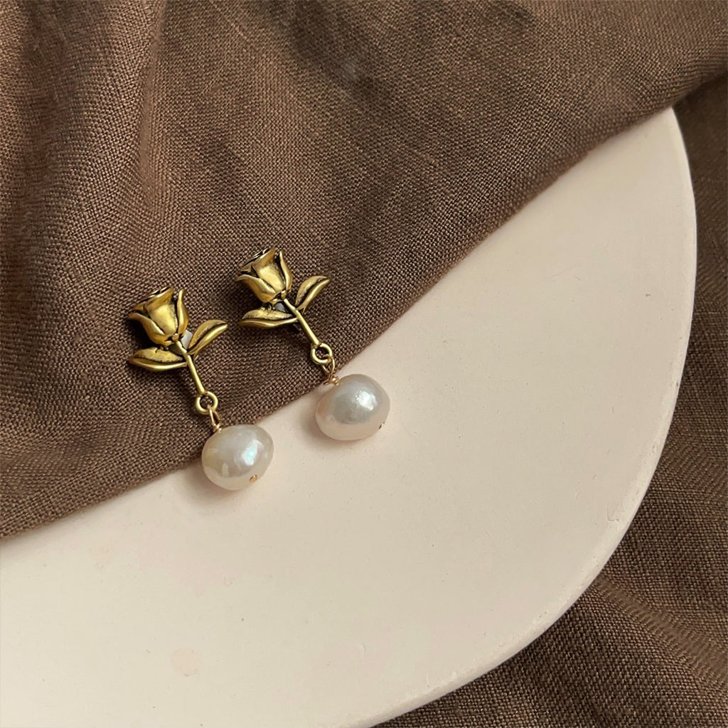 PENDIENTES DE PERLAS NATURALES