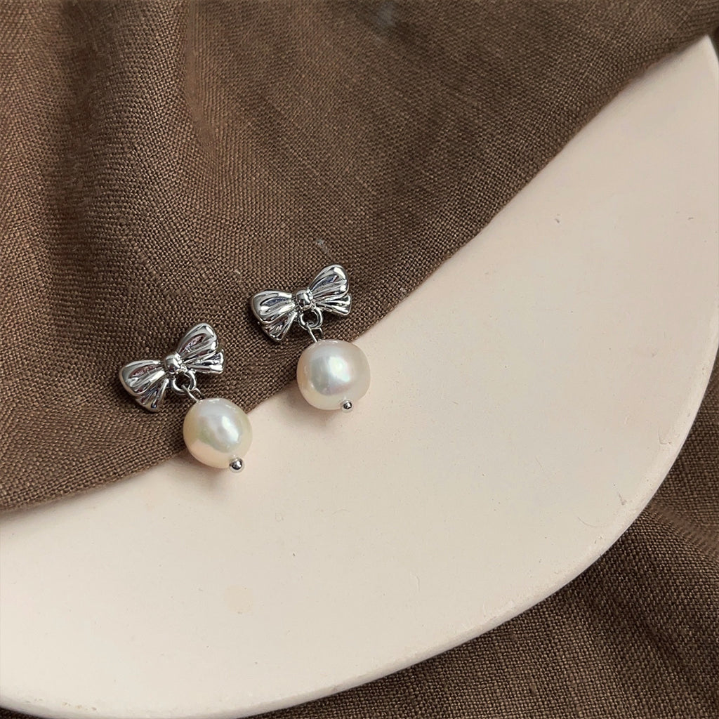 PENDIENTES DE PERLAS NATURALES