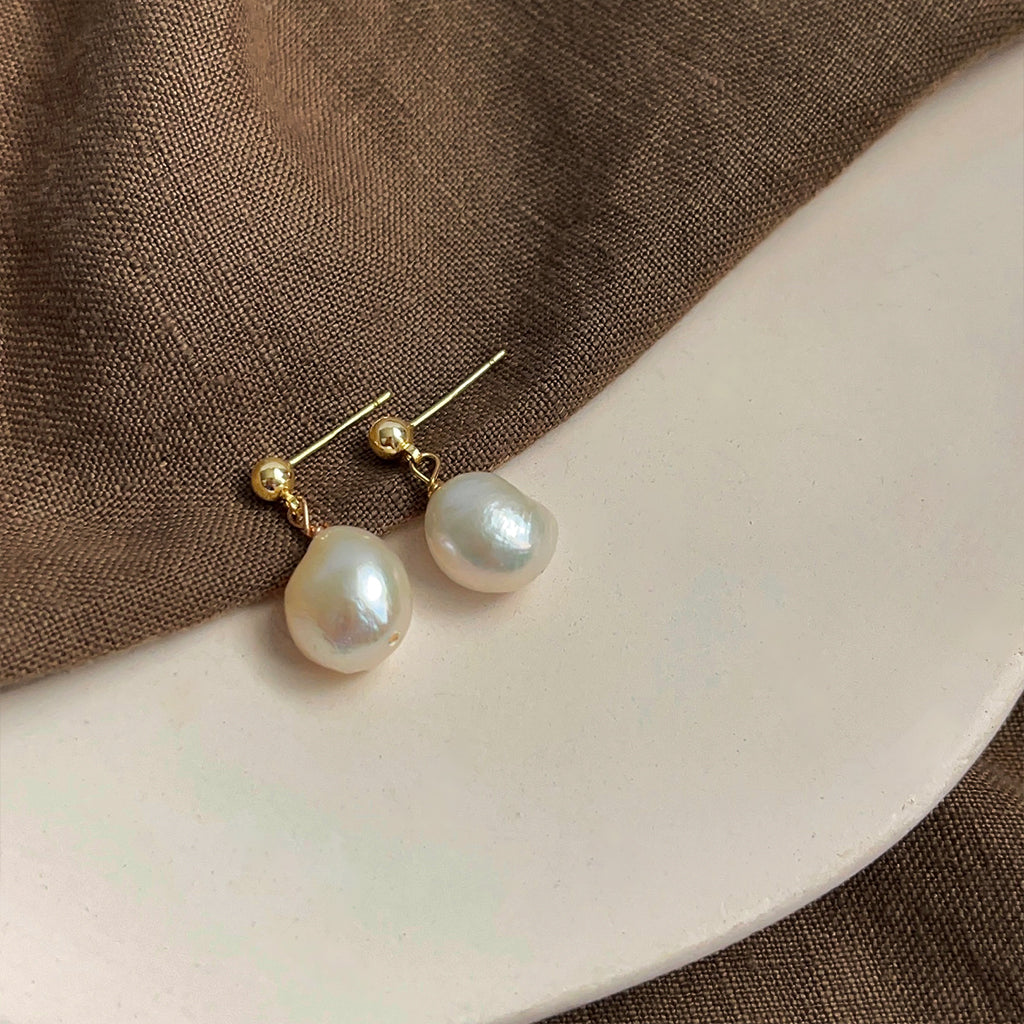 PENDIENTES DE PERLAS NATURALES