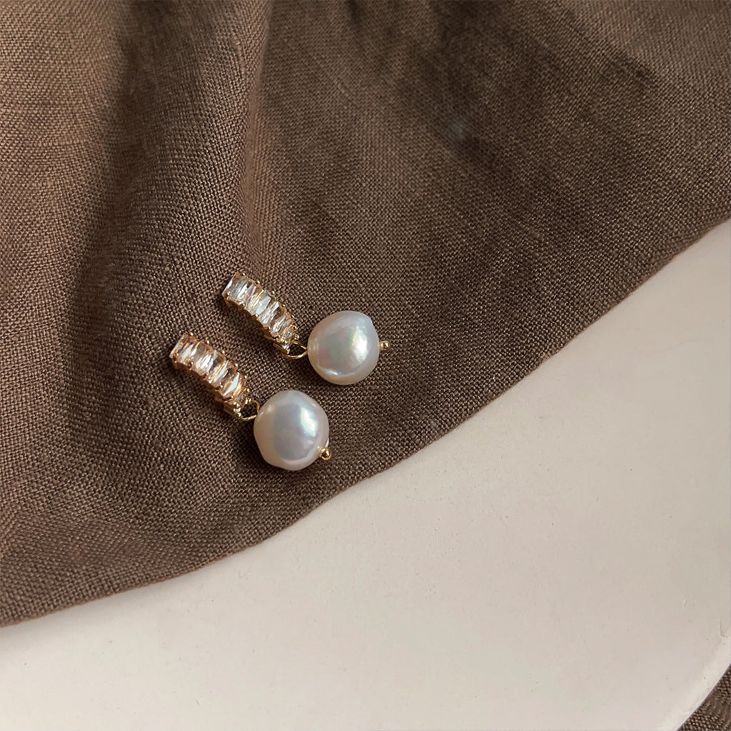 PENDIENTES DE PERLAS NATURALES