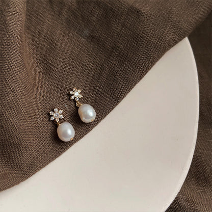 PENDIENTES DE PERLAS NATURALES
