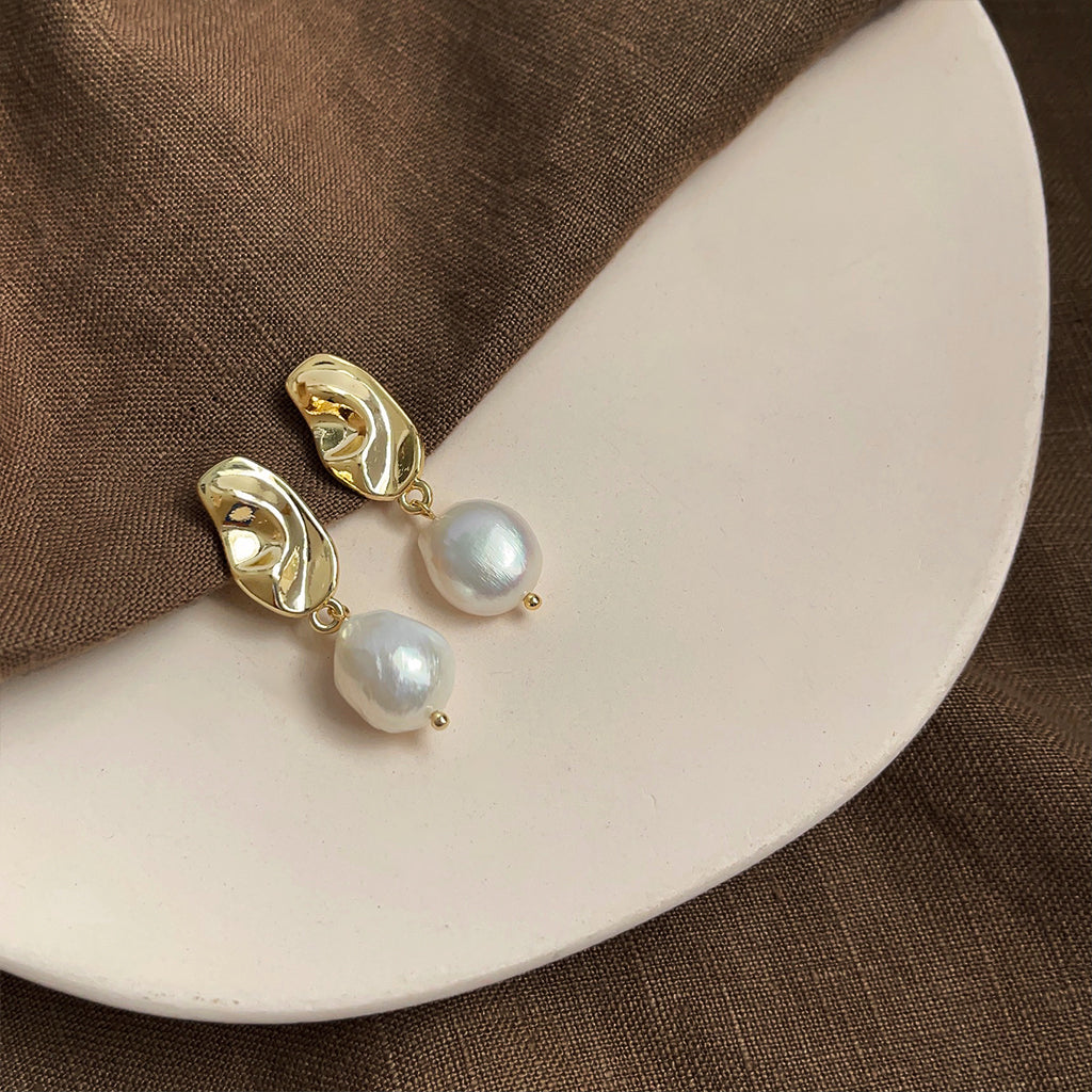 PENDIENTES DE PERLAS NATURALES