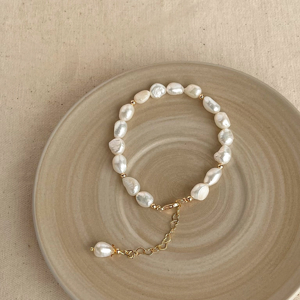 PULSERA DE PERLAS NATURALES