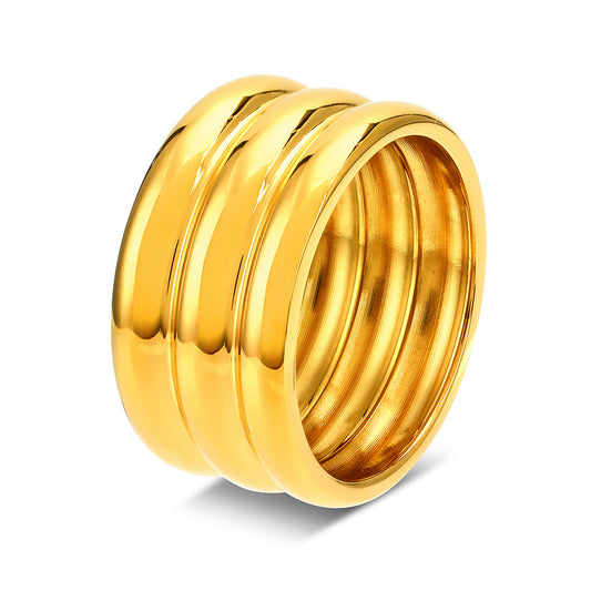 Triple Ring Gold